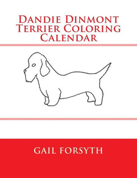 Dandie Dinmont Terrier Coloring Calendar