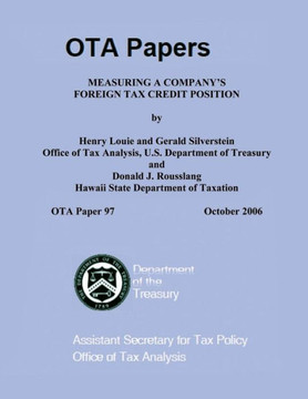 Measuring a Company's Foreign Tax Credit Position