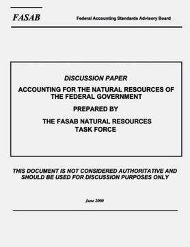 Discussion Paper Accounting for the Natural Resources of The Federal Government