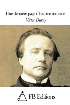 Une derniere page d'histoire romaine