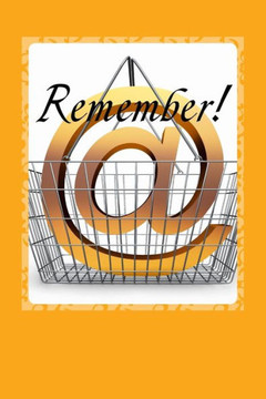 Remember!: Your Simple Solution to Keeping & Organizing Passwords (medium size edition)