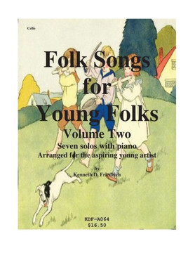 Folk Songs for Young Folks, Vol. 2 - cello and piano
