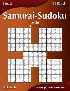 Samurai-Sudoku - Leicht - Band 2 - 159 REtsel