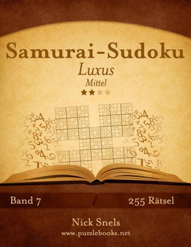 Samurai-Sudoku Luxus - Mittel - Band 7 - 255 REtsel