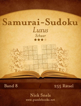 Samurai-Sudoku Luxus - Schwer - Band 8 - 255 REtsel