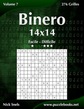 Binero 14x14 - Facile ??Difficile - Volume 7 - 276 Grilles