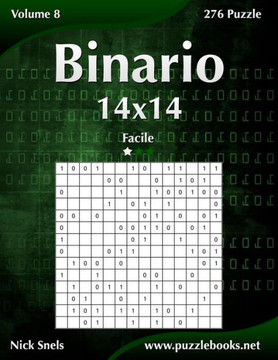 Binario 14x14 - Facile - Volume 8 - 276 Puzzle