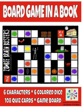 Board Game in a Book - Zombie Brain Busters