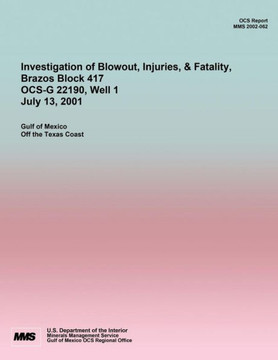 Investigation of Blowout, Injuries, & Fatality, Brazos Block 417 OCS-G 22190 July 13, 2001