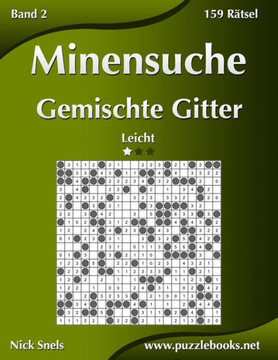 Minensuche Gemischte Gitter - Leicht - Band 2 - 159 REtsel