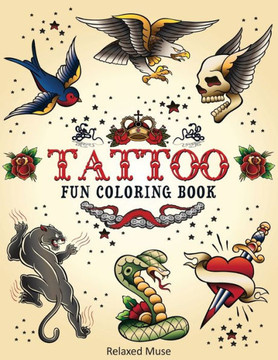 Tattoo Fun Coloring Book