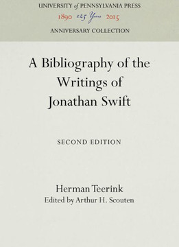 A Bibliography of the Writings of Jonathan Swift