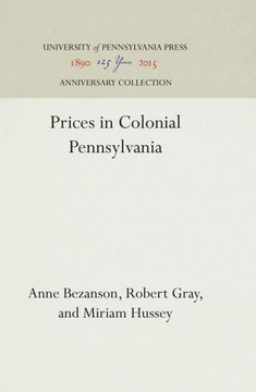 Prices in Colonial Pennsylvania