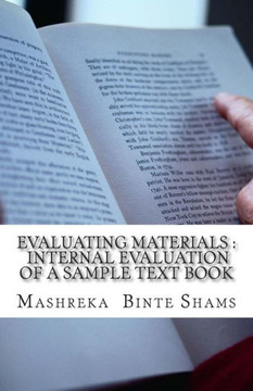 Evaluating Materials: Internal Evaluation of a sample Text Book