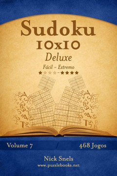 Sudoku 10x10 Deluxe - Fecil ao Extremo - Volume 14 - 468 Jogos