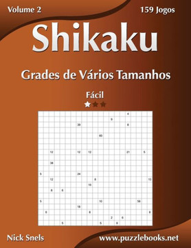 Shikaku Grades de Verios Tamanhos - Fecil - Volume 2 - 159 Jogos