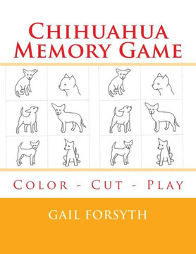 Chihuahua Memory Game: Color - Cut - Play