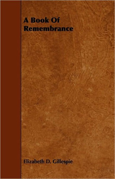 A Book Of Remembrance