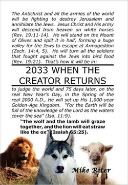 2033 When the Creator Returns - 9781456818678