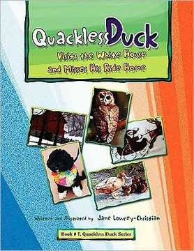 Quackless Duck Visits the White House