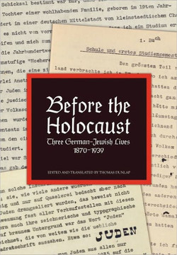 Before the Holocaust - 9781456818630