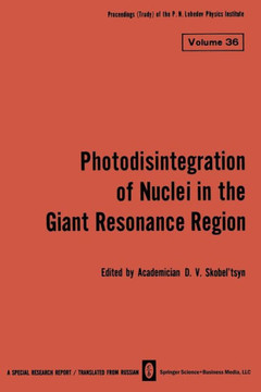 Photodisintegration of Nuclei in the Giant Resonance Region Photodisintegration of Nuclei in the Giant Resonance Region