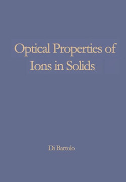 Optical Properties of Ions in Solids