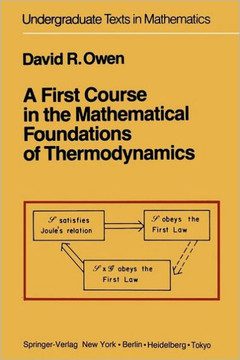 A First Course in the Mathematical Foundations of Thermodynamics