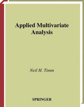 Applied Multivariate Analysis - 9781441929631