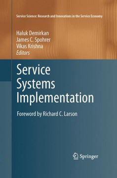 Service Systems Implementation - 9781441979032 Service Systems Implementation - 9781441979032