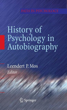 History of Psychology in Autobiography
