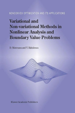 Variational and Non-Variational Methods in Nonlinear Analysis and Boundary Value Problems Variational and Non-Variational Methods in Nonlinear Analysis and Boundary Value Problems