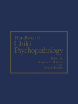 Handbook of Child Psychopathology - 9781461571384