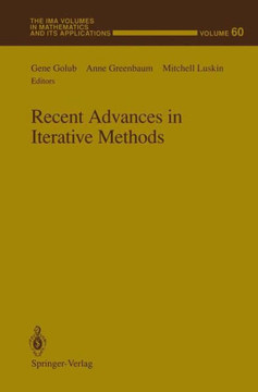 Recent Advances in Iterative Methods