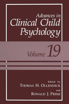 Advances in Clinical Child Psychology - 9781475790375