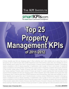 Top 25 Property Management KPIs of 2011-2012