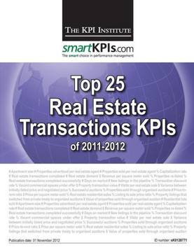 Top 25 Real Estate Transactions KPIs of 2011-2012