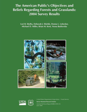 The American Public's Objectives and Beliefs Regarding Forests and Grasslands: 2004 Survey Results