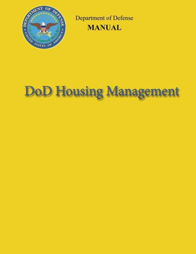 DoD Housing Management (DoD 4165.63-M)