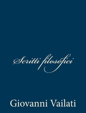 Scritti filosofici - 9781483980294