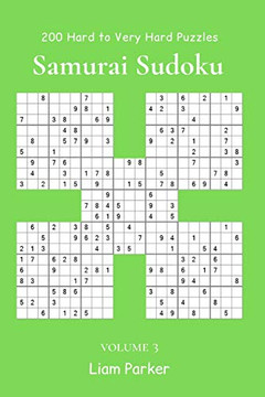 Samurai Sudoku - 200 Hard To Very Hard Puzzles Vol.3