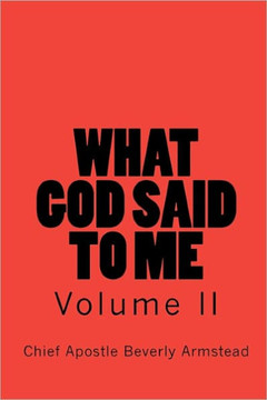 What God Said To Me - Large Print - 9781441471116