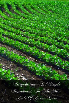 Irregularities And Simple Impediments In The New Code Of Canon Law Irregularities And Simple Impediments In The New Code Of Canon Law