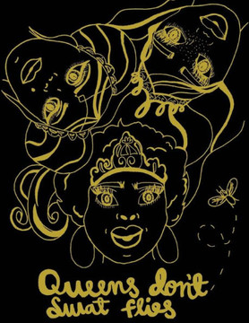 Queens Don't Swat Flies: Coloring Book