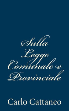 Sulla Legge Comunale e Provinciale