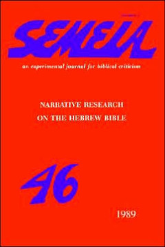 Semeia 46: Narrative Research on the Hebrew Bible