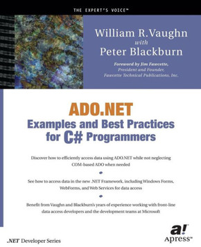 ADO.NET Examples and Best Practices for C# Programmers [With CDROM]