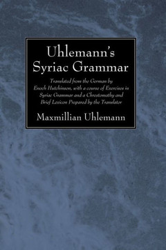 Uhlemann's Syriac Grammar