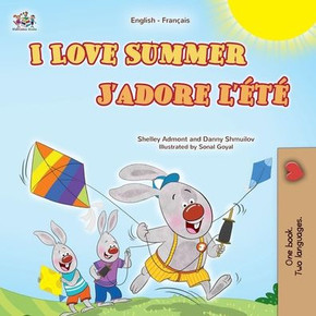 I Love Summer (English French Bilingual Children's Book) - Large Print