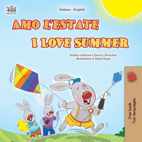 I Love Summer (Italian English Bilingual Children's Book) - Large Print